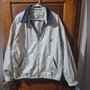 Vintage 80's/90's Ducks Unlimited Canvas Windbreaker Jacket Men's Size Large
